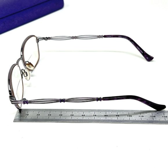 Tura Eyeglasses Frame R 131 Lilac Discontinued Frame 49 [] 16 130 - Picture 11 of 13